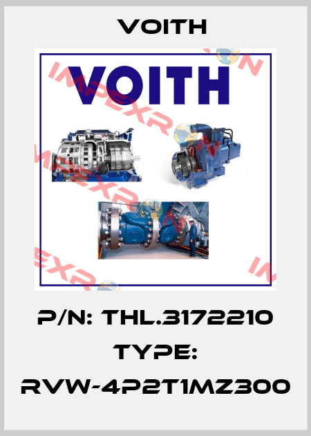 P/N: THL.3172210 Type: RVW-4P2T1MZ300 Voith