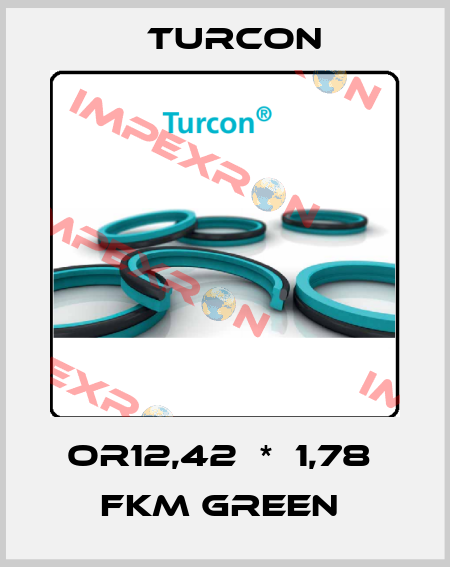 OR12,42  *  1,78  FKM GREEN  Turcon