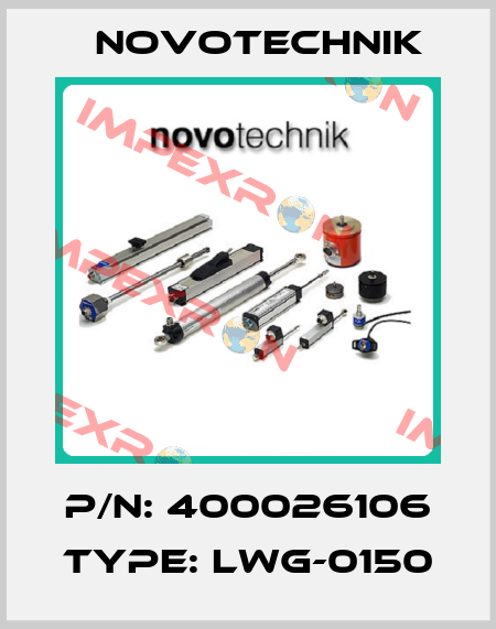 P/N: 400026106 Type: LWG-0150 Novotechnik