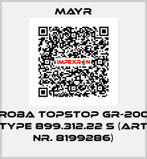Roba Topstop Gr-200 Type 899.312.22 S (art Nr. 8199286) Mayr