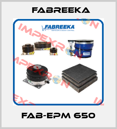 FAB-EPM 650 Fabreeka