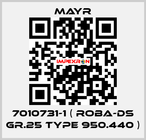 7010731-1 ( ROBA-DS Gr.25 Type 950.440 ) Mayr