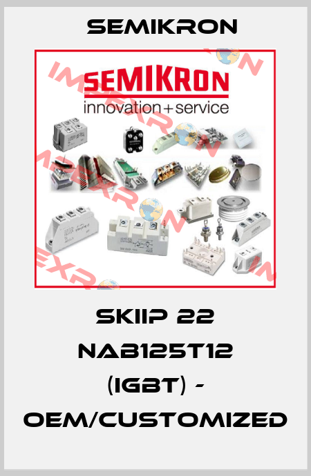 SKiiP 22 NAB125T12 (IGBT) - OEM/customized Semikron