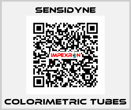colorimetric tubes Sensidyne