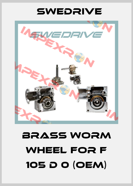 Brass worm wheel for F 105 D 0 (OEM) Swedrive