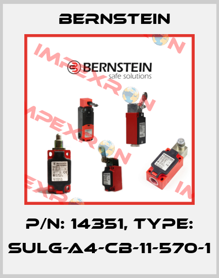 P/N: 14351, Type: SULG-A4-CB-11-570-1 Bernstein