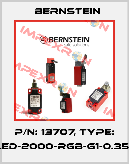 P/N: 13707, Type: SI-LED-2000-RGB-G1-0.35-T4 Bernstein