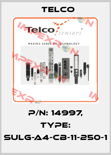 P/N: 14997, Type: SULG-A4-CB-11-250-1 Telco