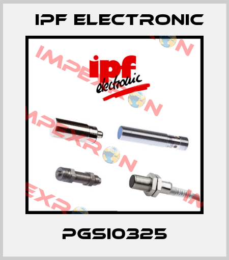 PGSI0325 IPF Electronic
