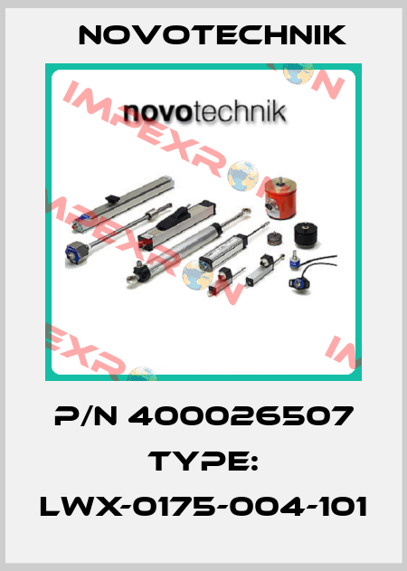 P/N 400026507 Type: LWX-0175-004-101 Novotechnik