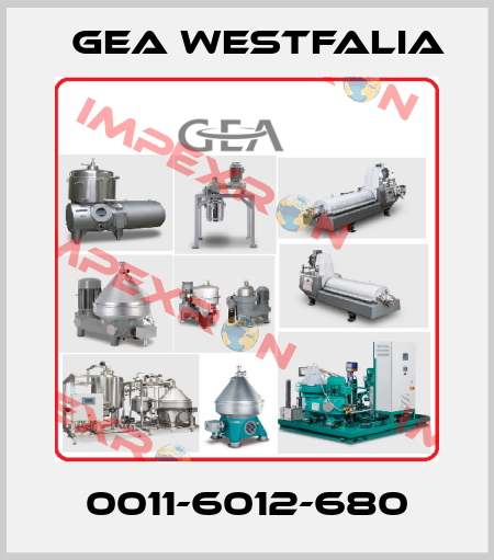 0011-6012-680 Gea Westfalia