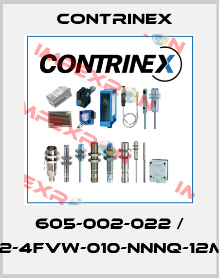 605-002-022 / S12-4FVW-010-NNNQ-12MG Contrinex