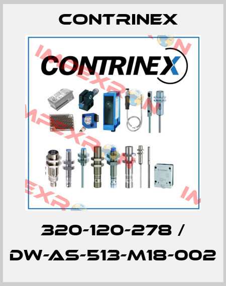 320-120-278 / DW-AS-513-M18-002 Contrinex