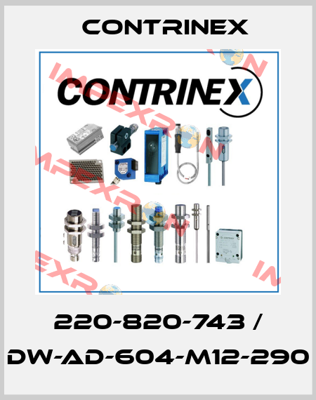 220-820-743 / DW-AD-604-M12-290 Contrinex