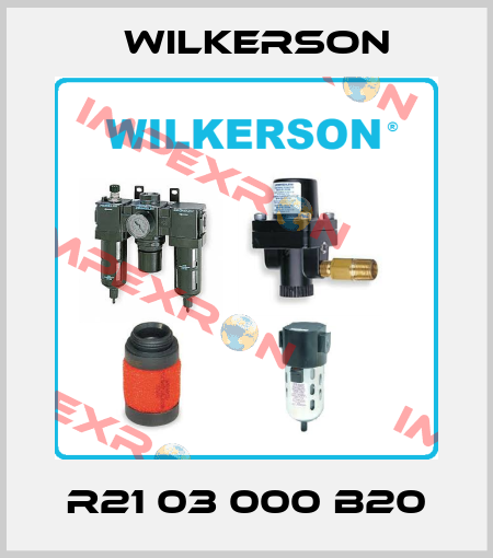 R21 03 000 B20 Wilkerson