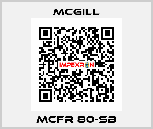 MCFR 80-SB McGill