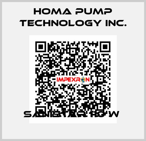 SANISTAR 110 W  Homa Pump Technology Inc.