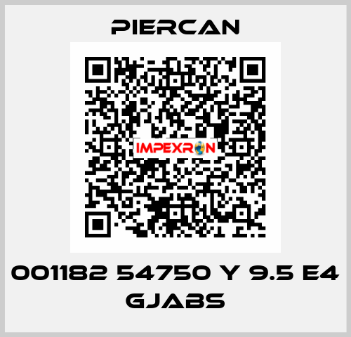 001182 54750 Y 9.5 E4 GJABS Piercan