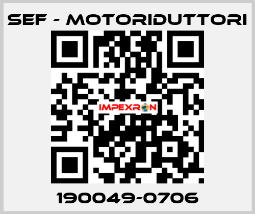 190049-0706 SEF - MOTORIDUTTORI