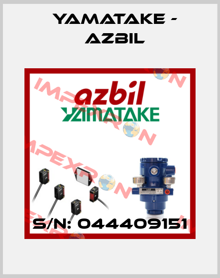 S/N: 044409151 Yamatake - Azbil