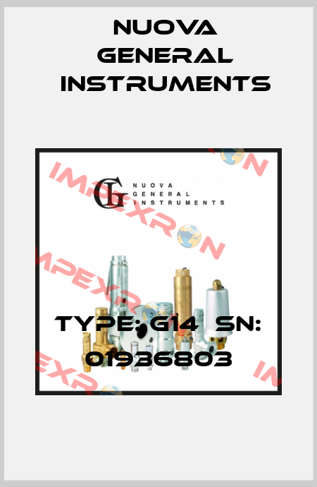 Type: G14  SN: 01936803 Nuova General Instruments