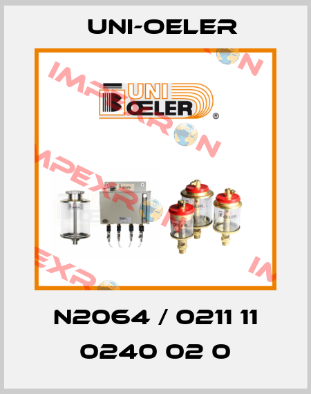 N2064 / 0211 11 0240 02 0 Uni-Oeler