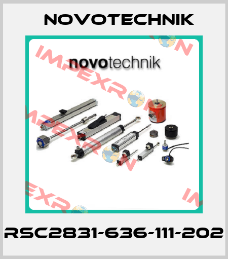 RSC2831-636-111-202 Novotechnik