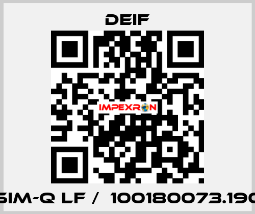 SIM-Q LF /  100180073.190 Deif