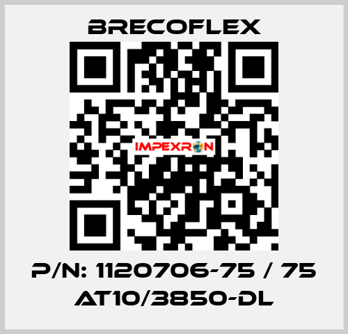 P/N: 1120706-75 / 75 AT10/3850-DL Brecoflex