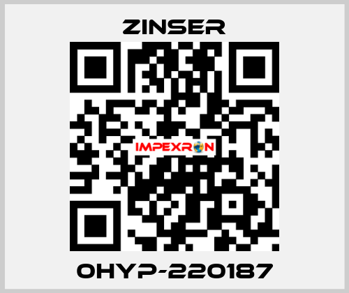 0HYP-220187 Zinser