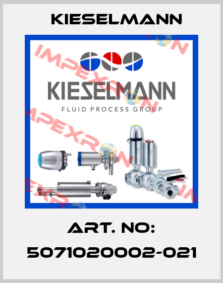 Art. No: 5071020002-021 Kieselmann