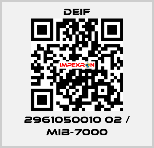 2961050010 02 / MIB-7000 Deif