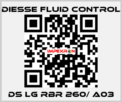 DS LG RBR 260/ A03 DIESSE Fluid Control