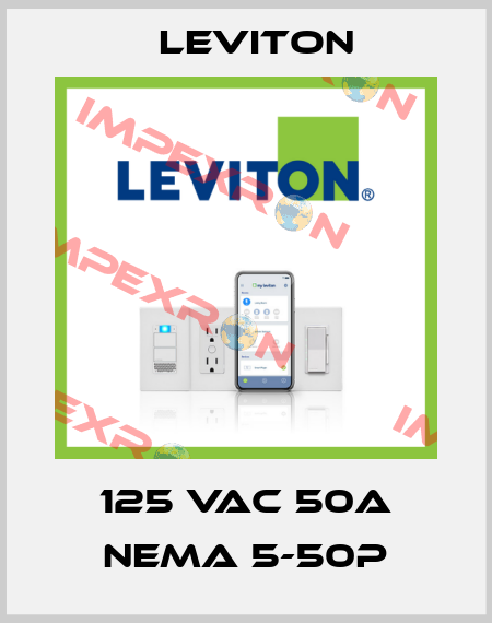 125 VAC 50A NEMA 5-50P Leviton