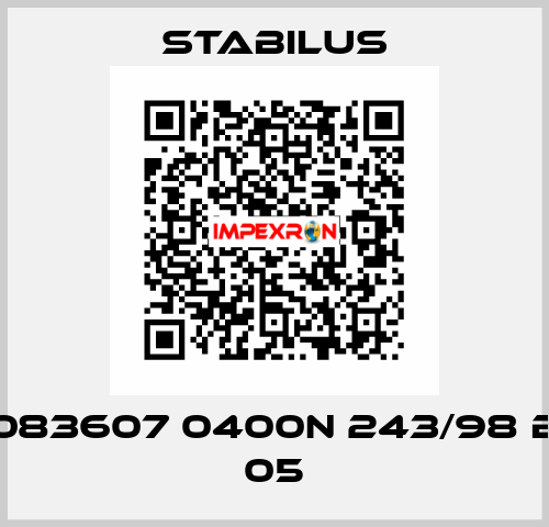 083607 0400N 243/98 B 05 Stabilus