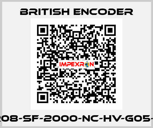 260/2-R08-SF-2000-NC-HV-G05-HT-IP64 British Encoder