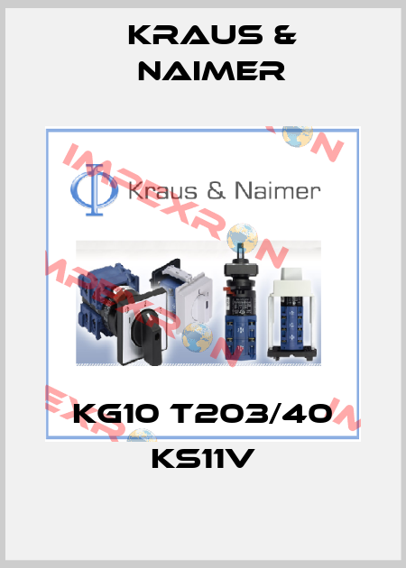 KG10 T203/40 KS11V Kraus & Naimer