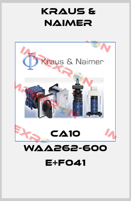 CA10 WAA262-600 E+F041 Kraus & Naimer