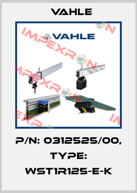 P/n: 0312525/00, Type: WST1R125-E-K Vahle