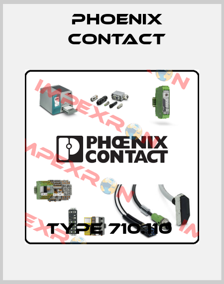 TYPE 710.110  Phoenix Contact