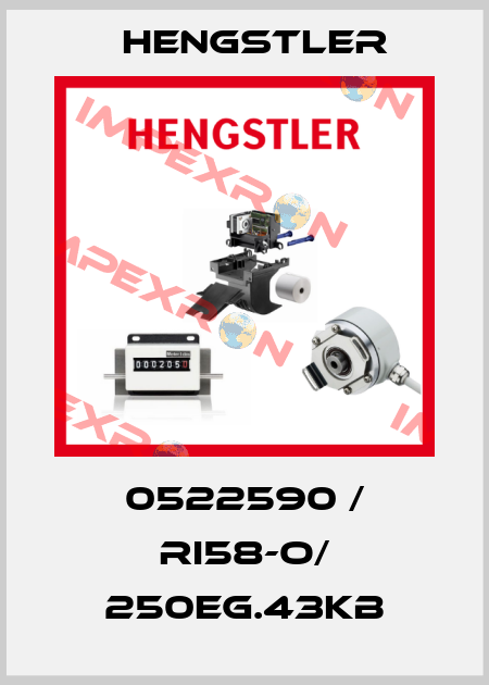 0522590 / RI58-O/ 250EG.43KB Hengstler