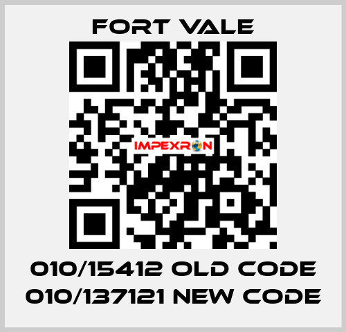 010/15412 old code 010/137121 new code Fort Vale