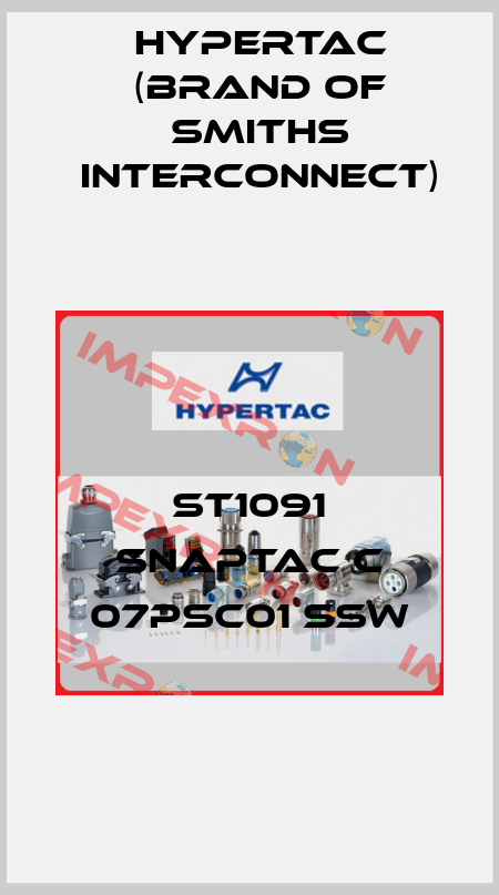 ST1091 SNAPTAC C 07PSC01 SSW Hypertac (brand of Smiths Interconnect)