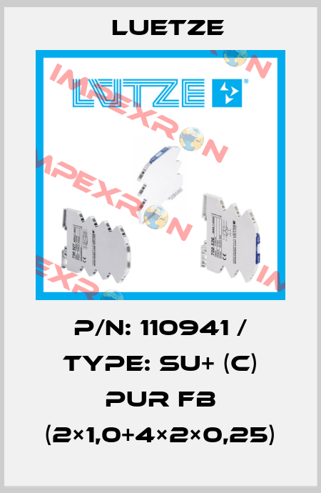 P/N: 110941 / TYPE: SU+ (C) PUR FB (2×1,0+4×2×0,25) Luetze
