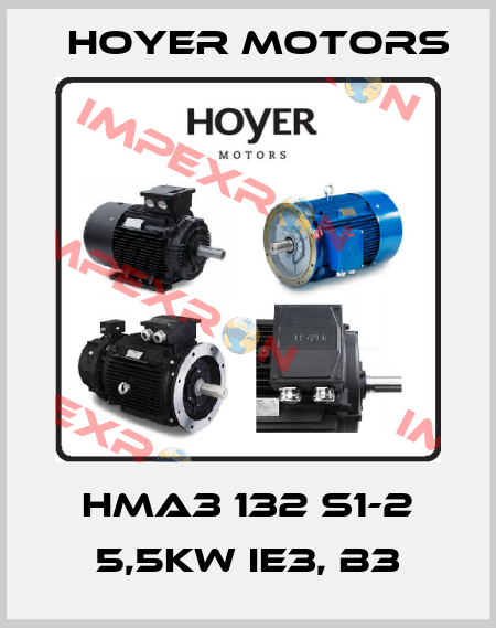 HMA3 132 S1-2 5,5kW IE3, B3 Hoyer Motors