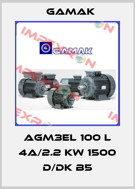 AGM3EL 100 L 4a/2.2 Kw 1500 d/dk B5 Gamak
