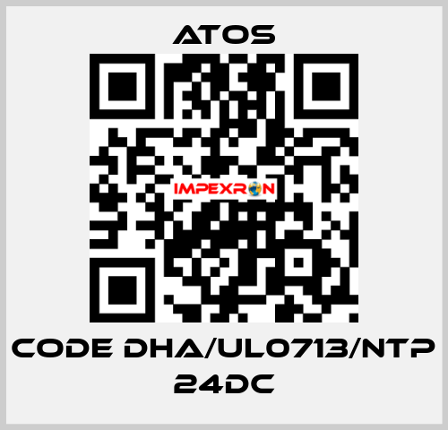 Code DHA/UL0713/NTP 24DC Atos