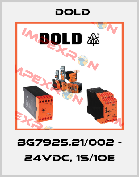 BG7925.21/002 - 24VDC, 1S/1OE Dold