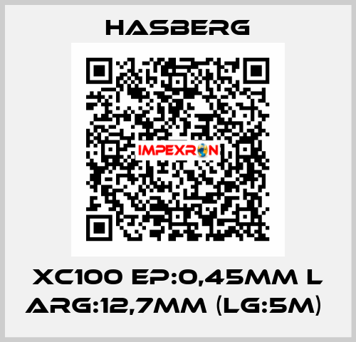 XC100 EP:0,45MM L ARG:12,7MM (LG:5M)  Hasberg