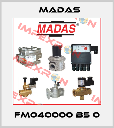 FM040000 B5 0 Madas